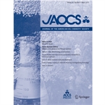 PRINT Subscription - Journal of the American Oil Chemists’ Society (JAOCS)
